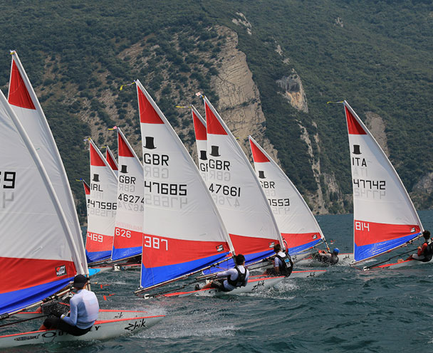 British Toppers racing on Lake Garda